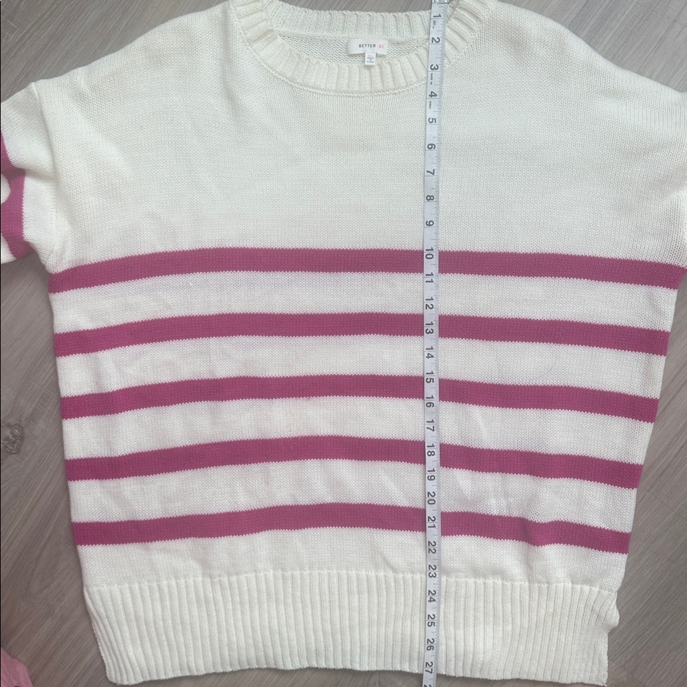 Better Be Striped Crew Neck Sweater. Sz M/L - Picture 8 of 11